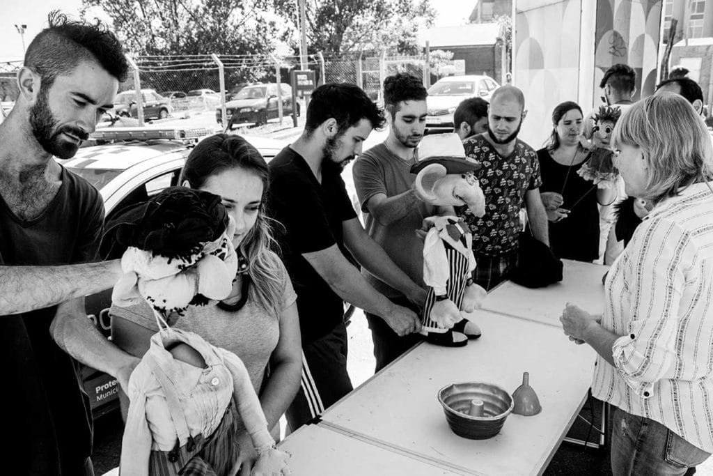 Estudiantes de la Licenciatura en Artes Escénicas